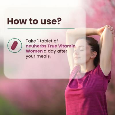 Neuherbs True MultiVitamin Women Tablets 30's - Multi-Vitamins