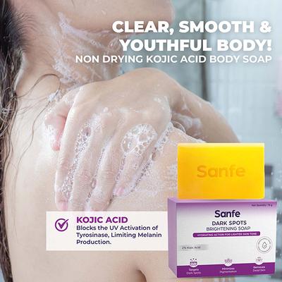 Sanfe Dark Spots Brightening Syndet Soap 3's - Soaps