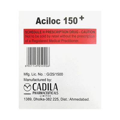 ACILOC 150+ Tablet 30's - Ulcer/Reflux/Flatulence-Aaa
