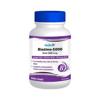 Healthvit Biotino-5000 Tablet 60's - Hair & Skin
