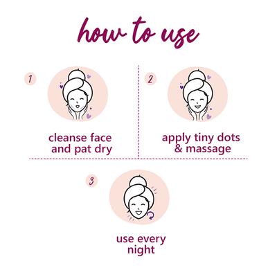 Plum Bright Years Restorative Overnight Anti-Aging Face Moisturizer Cream - Firms Skin, Reduces Fine Lines & Wrinkles 50 ml - Night Cream