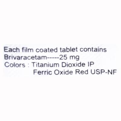BRIVANEXT 25 Tablet 10's - Epilepsy/Convulsion-Ant