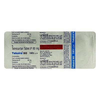 TEKAIRA 80 Tablet 10's - Hypertension-Ang