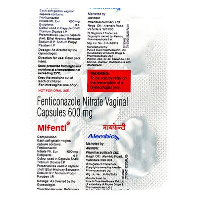 Mifenti Capsule 1'S - Fungal Infections-Anf