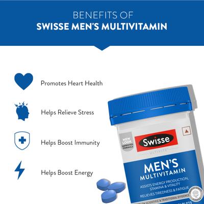 Swisse Ultivite Men's Multivitamin Tablet 60's - Multi-Vitamins