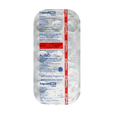 TRIPMET MN Tablet 15's - Neuropathic Pain-Dru