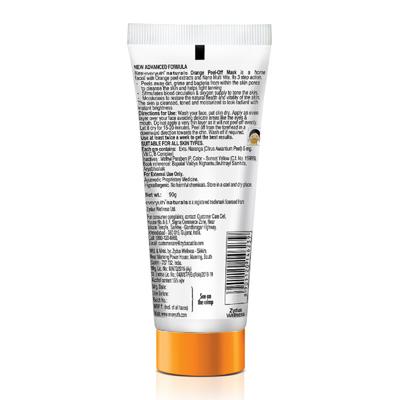 Everyuth Natural Glow Orange Peel-Off Mask 90 gm - Masks & Peels