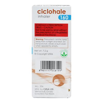 Ciclohale 160mg Inhaler 120Mdi - Asthma/COPD-Ast