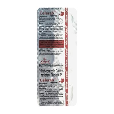 CELERAB 20mg Tablet 10's - Ulcer/Reflux/Flatulence-Aaa