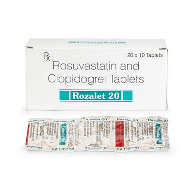 ROZALET 20 Tablet 10's - High Cholesterol-Dys