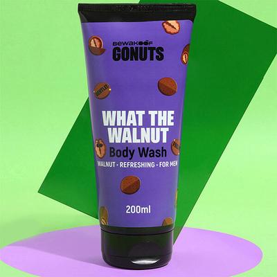 GONUTS By Bewakoof What the Walnut Body Wash 200 ml - Shower Gels & Body Wash
