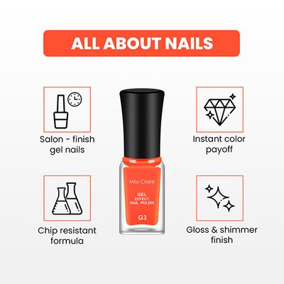 Miss Claire Gel Effect Nail Polish - G09 5 Ml - Nail Polish