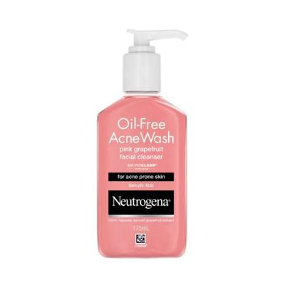 Neutrogena Oil Free Acne Facewash Pink Grapefruit 175 ml - Face Washes