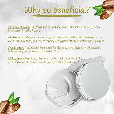 Nutriment Sandalwood Mask All Skin Type 300 gm - Masks & Peels