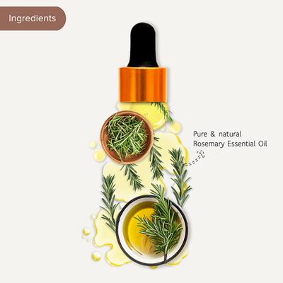 Dromen and Co Rosemary Essential Oil for Skin and Hair 100% Pure and Natural 30 ml - Hair Oils