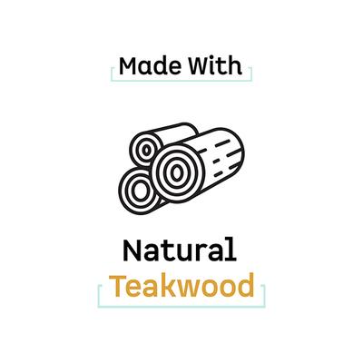 Mcaffeine Wooden Head Massage Comb 1's - Hair Combs