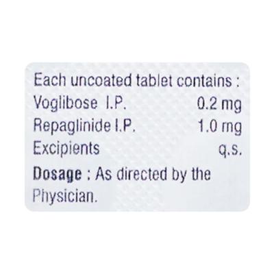 VOGLI RAPID 0.2/1 Tablet 10's - Diabetes-Ant