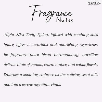 The Love Co. Night Kiss Body Lotion - Daily Skin Moisture for Men and Women 295 ml - Creams/Oils/Lotions
