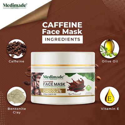 Medimade Caffeine Face Mask 250 gm - Face Packs