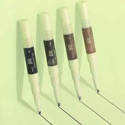 Pixi Natural Brow Duo Soft Black 0.2gm & 2.5ml 1's - Eyebrow Pencils & Enhancers