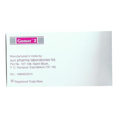 GEMER 2 Tablet 15's - Diabetes-Ant