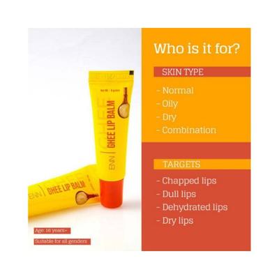 ENN About To Glow 100 Times Washed Ghee Face Cream And Ghee Lip Balm Combo kits 58 gm - Facial Kits