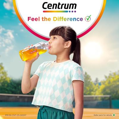 Centrum Kids Recharge Powder - Orange Flavour (Pack of 6 x 5 gm) - Kids Nutrition
