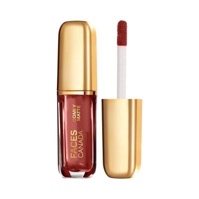 Facescanada Comfy Matte Lip Color with Natural Oils for The Win 08 1.2ml - Liquid Lipsticks