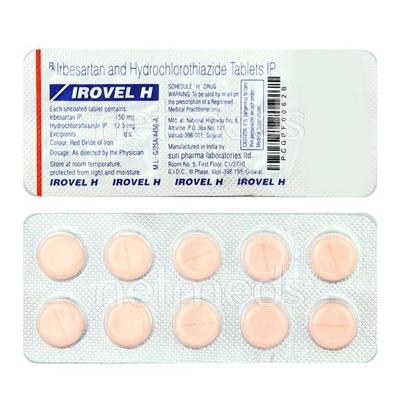 Irovel H Tablet 10'S - Hypertension-Ang