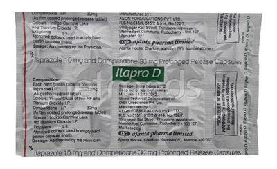 Ilapro D Capsule 10'S - Ulcer/Reflux/Flatulence-Aaa