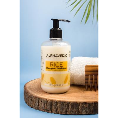 Alphavedic Rice Shampoo + Conditioner 300 ml - Shampoos