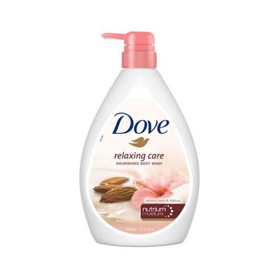 Dove Relaxing Almond Cream Body Wash with Hibiscus for Smooth Skin Scent 1000ml - Shower Gels & Body Wash