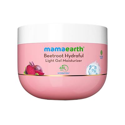 Mamaearth Beetroot Hydraful Light Gel Moisturizer with Beetroot & HA for Hydrated Pink Glow 200 gm - Face Moisturizers