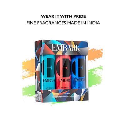 Gift Set - 3 Deos for HIM (My Dream + My Passion + My Story) 450 ml - Deodorants/Roll-Ons