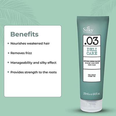 Silky Technobasics .03 Deli Care Hydro Herb Balm 250 ml - Hair Creams