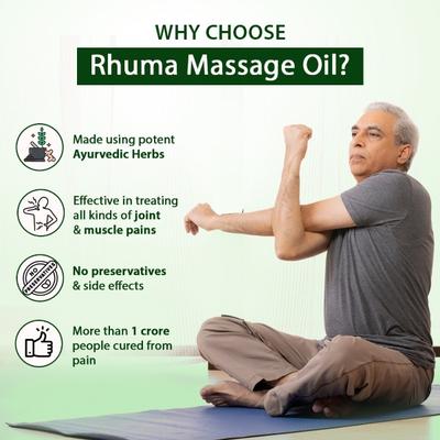 Vansaar 45+ Rhuma Care Massage Oil 50 ml - Pain Relief (Ayush)