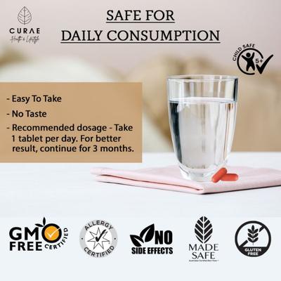 Curae Health Beautonic Hair Skin Nails Eyes Tablets 60's - Vital Health