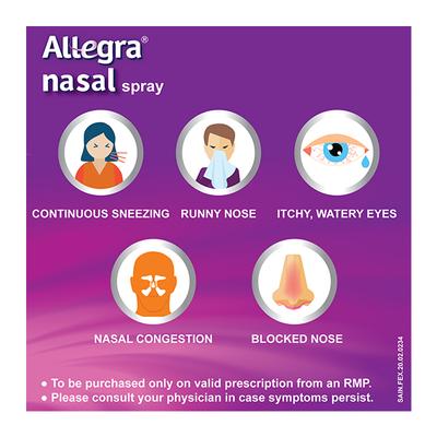 ALLEGRA Nasal Spray 120mdi - Nasal Congestion-Nas