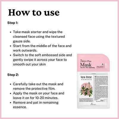Ariul Ariul Seven Days Plus Mask Tea Tree 20 ml - Sheet Masks