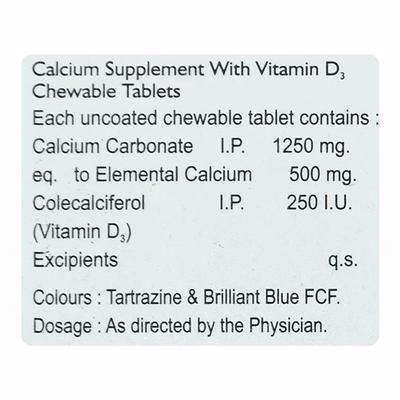 CAL D3 Tablet 15's - Supplements-Cal