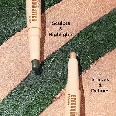 Insight Cosmetics Duo Eyeshadow Stick - Deep Space and Starlight 2 g - Eyeshadow, Bases & Primers