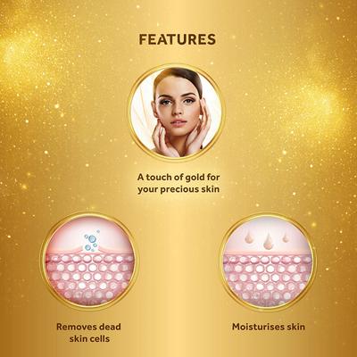 Pond's Gold Beauty Clear Radiance Glow, Gold Cleansing Face Wash with 24K Pure Gold + French Rose Extracts 100gm - Face Wash & Cleansers