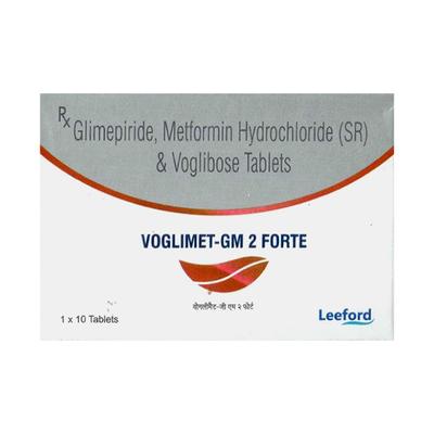 VOGLIMET GM 2 FORTE Tablet 10's - Diabetes-Ant