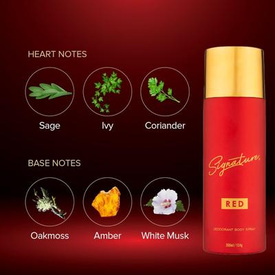 Signature Perfume Body Spray - RED 200 ml - Perfumes (Edt/Edp)