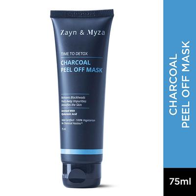 ZM Zayn & Myza Charcoal Peel Off Mask 75 ml - Face Packs