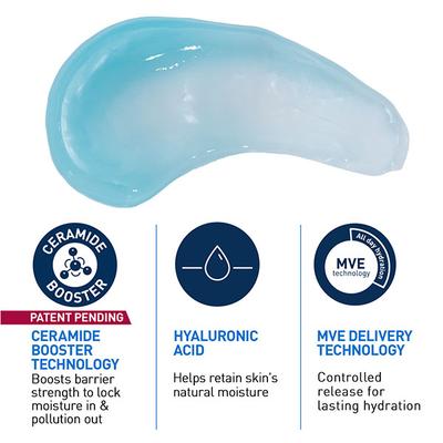 CeraVe HA Water Gel Face Moisturizer with Hyaluronic Acid & Ceramides for Plumpy Hydration 50 ml - Face Creams