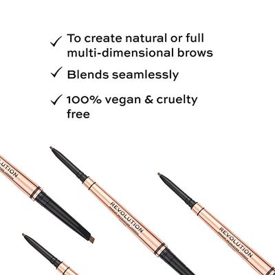 Makeup Revolution Balayage Brow Brown 0.38 gm - Eyebrow Pencils & Enhancers