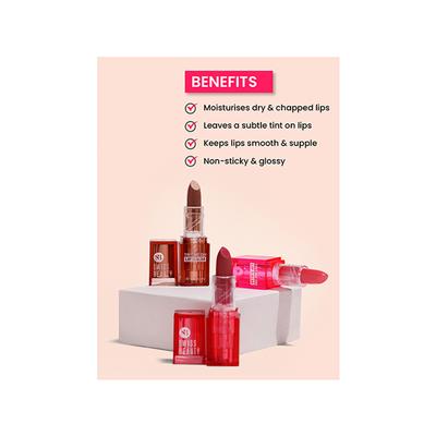 Swiss Beauty Tint Me On Lip Balm, Shade - Mauve Muffin 3.5 gm - Lip Balms