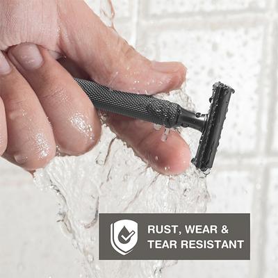 Hajamat Scythe Safety Razor, Ultra High Grade Stainless Steel 304, Gunmetal Finish 1's - Razors & Cartridges