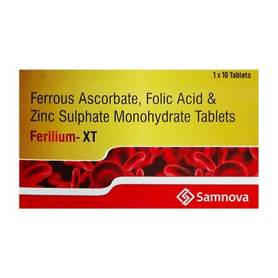 FERILIUM XT Tablet 10's - Anaemia-VMA